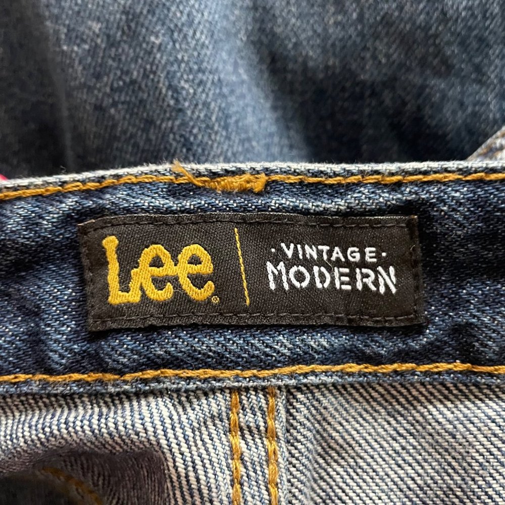 NWT Lee Vintage Modern High Rise Straight Leg Ankle 25 KC Blues - Picture 14 of 16